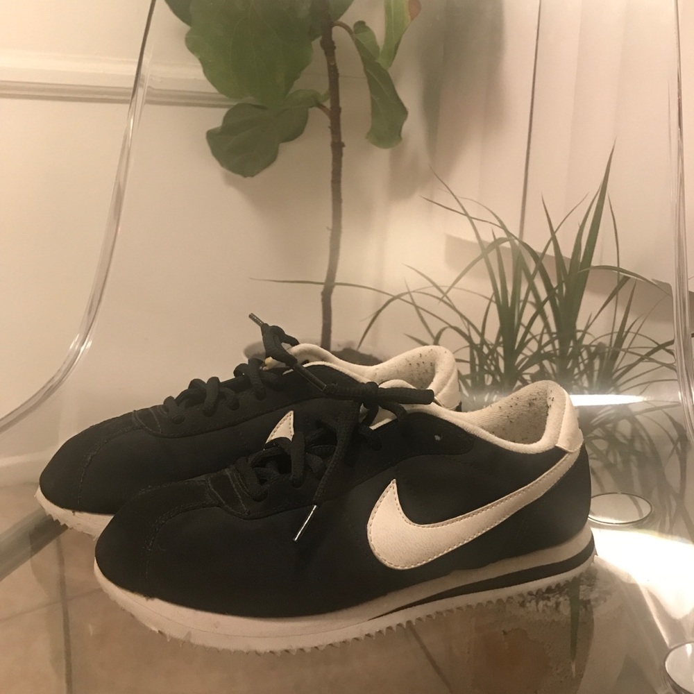 Black Nike Cortez Sneakers